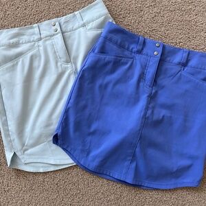 Adidas Golf Athletic Blue Mini Skort Lot size 0